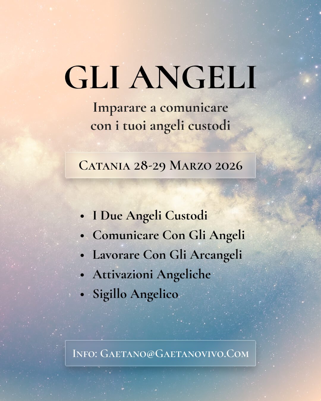 Percorsi Angelici Catania 28-29 marzo 2026